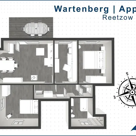 Haus Wartenberg Whg 01 アパート